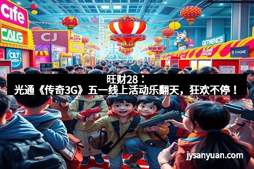 旺财28：光通《传奇3G》五一线上活动乐翻天，狂欢不停！
